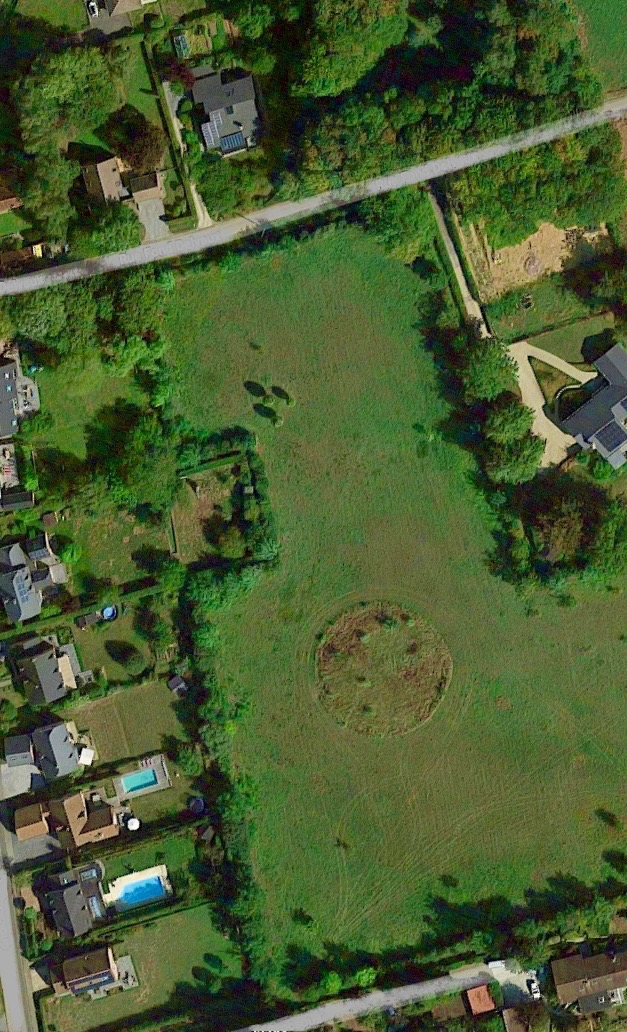 Vue aérienne d'un quartier résidentiel